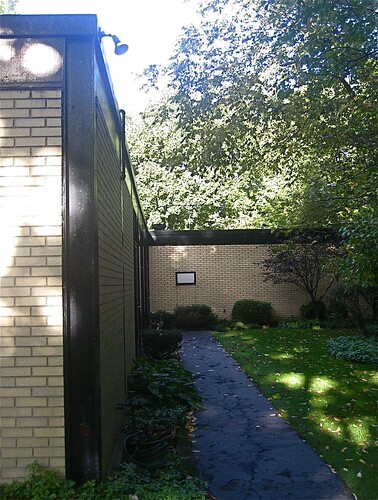 Joel Sammet House (1952) - public side