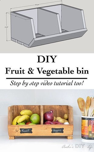 Plans for Woodworking – Own DIY Vegetable Storage with Partition …