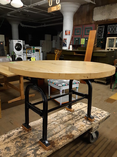 Circular Hemlock Table Aug 2019