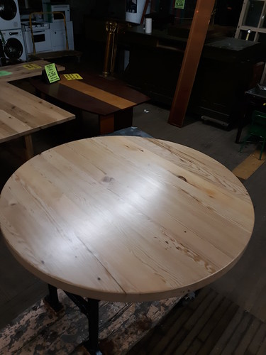 Circular Hemlock Table Aug 2019