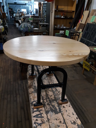 Circular Hemlock Table Aug 2019