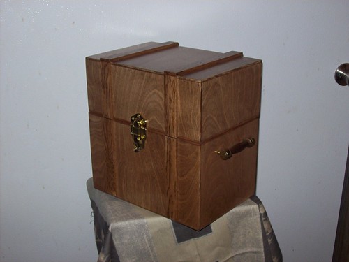 Old style wood Lock Box