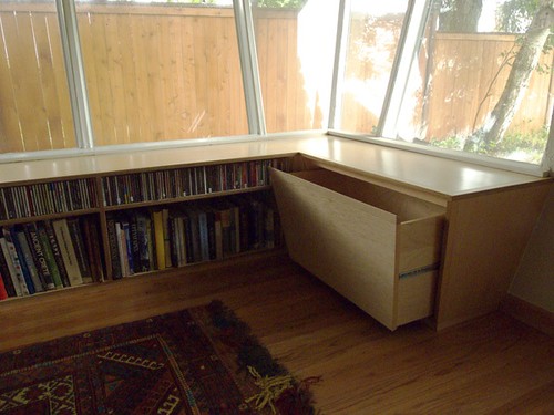 Window bench and storage