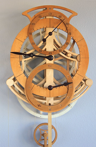 Leeds 7 Day 3 Wheel Clock