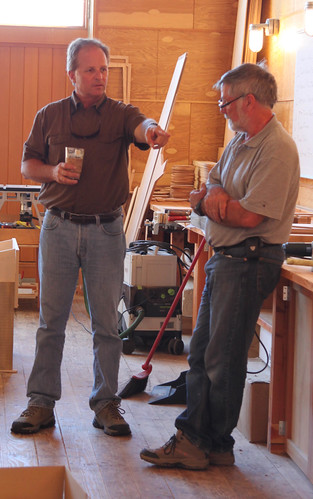 IMG_3471F – Port Townsend WA – NWMC – NWSWBB Scamp Camp #1 – Vanguards – Howard Rice (L), John Welsford (R)