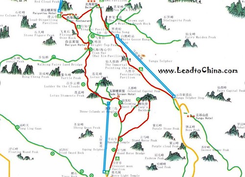 Huangshan Tourist Map