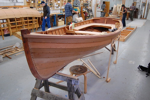 Port Hadlock WA - Boat School - Traditional Small Craft - Sid Skiff under construction