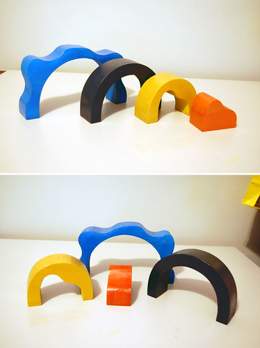 painted arches play set