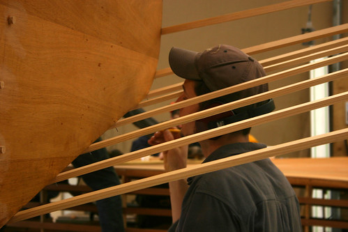 Port Hadlock WA - Boat School - Traditional Large Craft - catboat - lining out