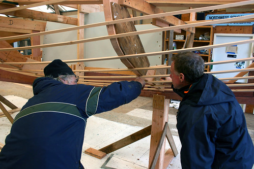 Port Hadlock WA – Boat School – Traditional Large Craft – catboat – lining out