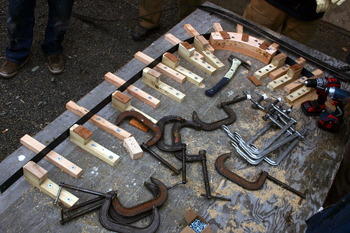 Port Hadlock WA - Boat School - Traditional Large Craft - catboat - frame bending table & jig