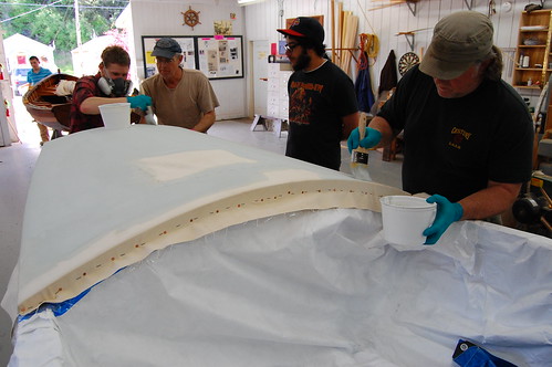 Port Hadlock WA - Boat School - Traditional Small Craft - Powell Expedition Whitehalls for the BBC - 16-foot boat =EMMA DEAN= - Z Simonson-Bond photo