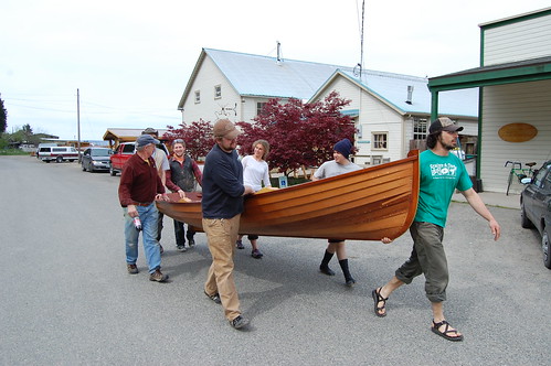 Port Hadlock WA - Boat School - Traditional Small Craft - Sid Skiff Launch - Z Simonson-Bond photo