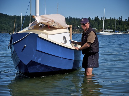 Howard is pleased as punch, too, now that another SCAMP hits the water