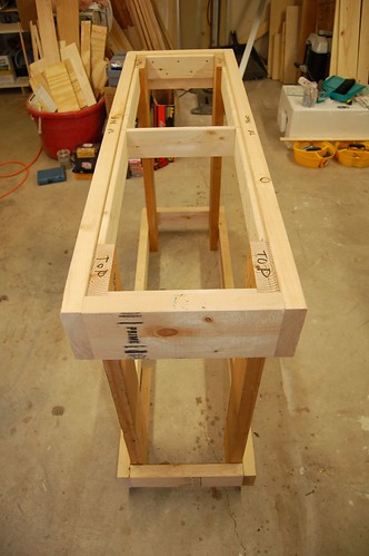 Basic Tank Stand Frame Complete - Top View