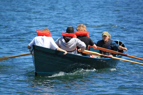 IMG_0776 - Port Hadlock WA - Northwest School of Wooden Boatbuilding - Traditional Small Craft - Rogue River Driver - sea trials