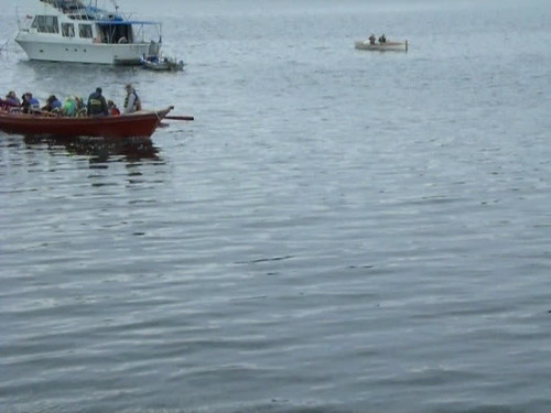 GEDC8536 – VIDEO – Port Hadlock – Community Boat Project – Launching Sailing Vessel (SV) EPIC May 29th, 2014 – counting the strokes downwind