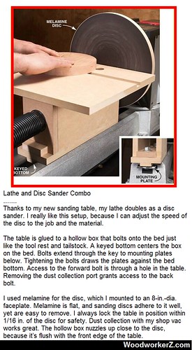 Lathe and Disc Sander Combo