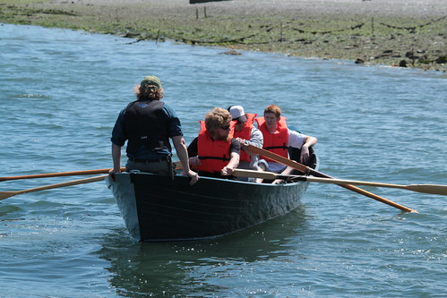 IMG_0737 - Port Hadlock WA - Northwest School of Wooden Boatbuilding - Traditional Small Craft - Rogue River Driver - sea trials