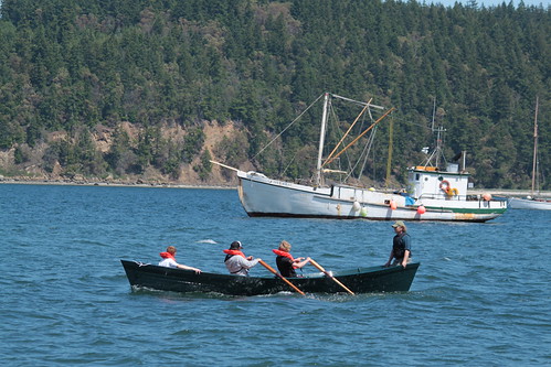 IMG_0744 - Port Hadlock WA - Northwest School of Wooden Boatbuilding - Traditional Small Craft - Rogue River Driver - sea trials