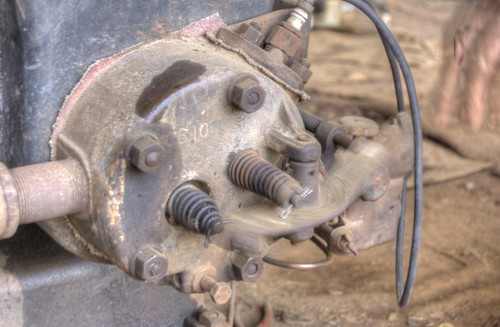 Stationary engine cylinder head while in operation HDR