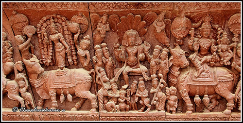 Temple Car wood carving Series 01