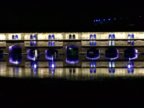 Strasbourg dans la nuit, Strasbourg, Alsace, France