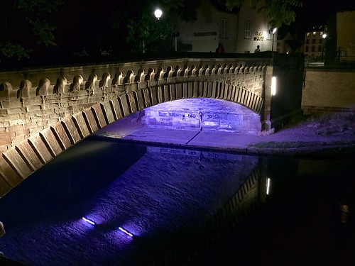 Strasbourg dans la nuit, Strasbourg, Alsace, France