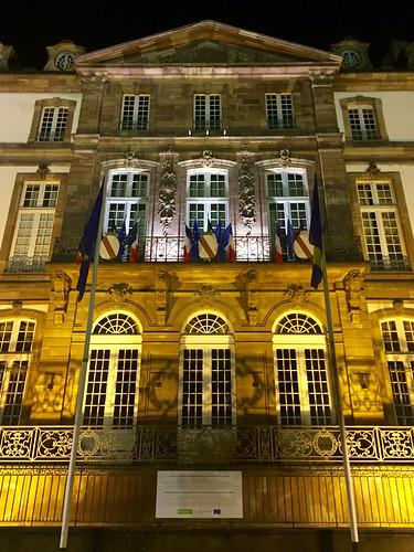 Strasbourg dans la nuit, Strasbourg, Alsace, France