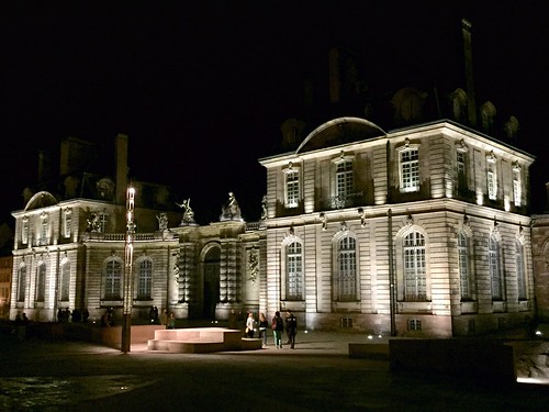 Palais Rohan, Strasbourg dans la nuit, Strasbourg, Alsace, France