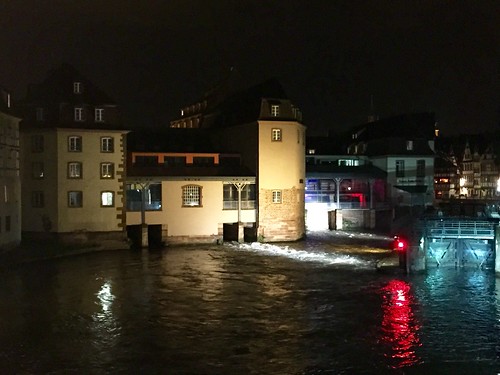 Strasbourg dans la nuit, Strasbourg, Alsace, France