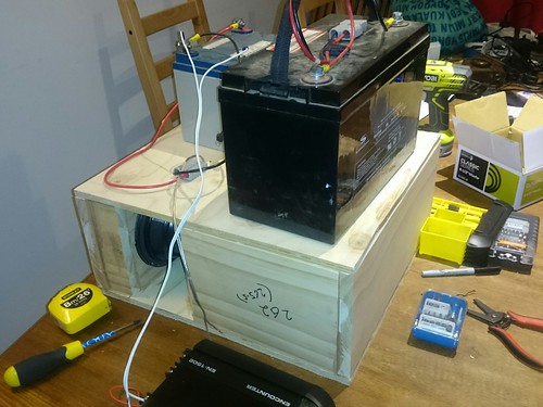 THAM6 subwoofer build - final piece goes on