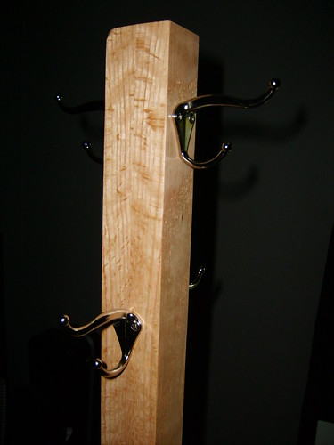 Oak Coat Rack