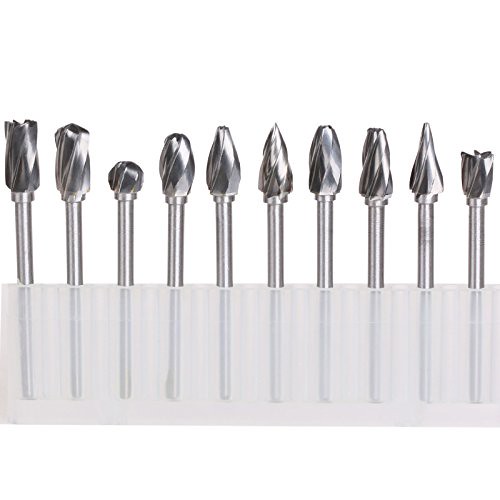 ZFE 1 Sets of 6mm Tungsten Carbide Rotary Burr SET 1/eight