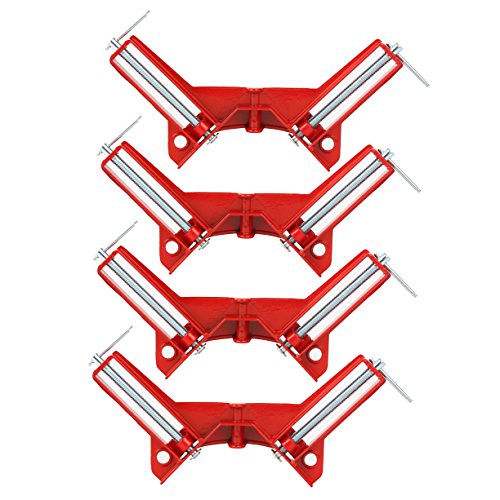 Yaetek 4PCS 90 Degree Right Angle Miter Corner Clamp three