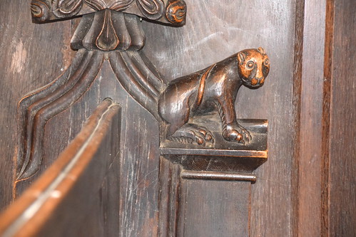 bench end: bear (15th Century)