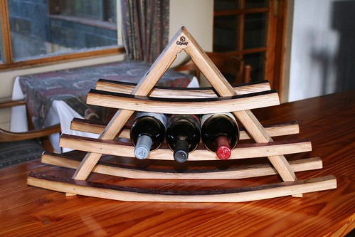 wine  stave rack