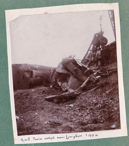 GWR Train Wreck at Loughor nr Llanelli Wales 3rd Oct 1904