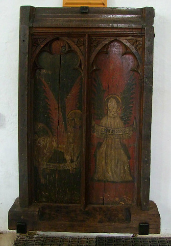 rood screen: St Mark and St Matthew