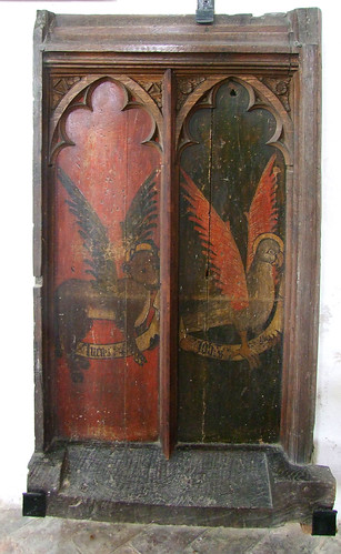 rood screen: St Luke and St John