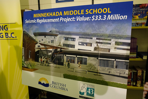 BC invests $33 million to replace Minnekhada Middle school