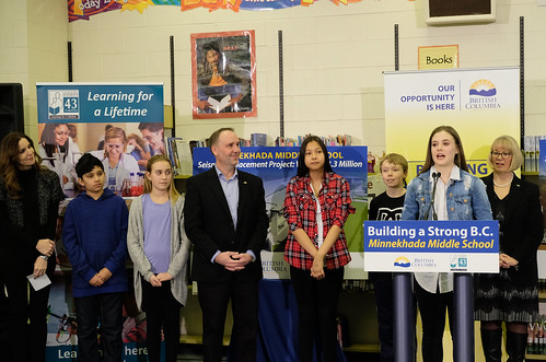 BC invests $33 million to replace Minnekhada Middle school