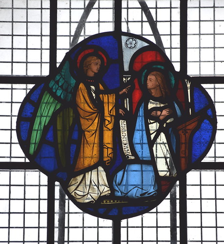 collected panel: Annunciation (William Wailes?)