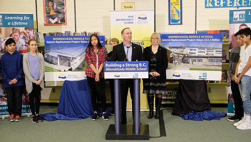 BC invests $33 million to replace Minnekhada Middle school