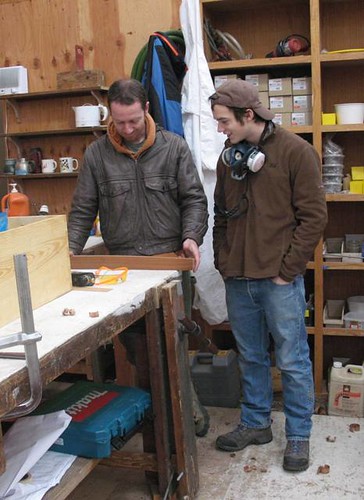 Crosby Catboat Construction at the Boat School - 1-16-09