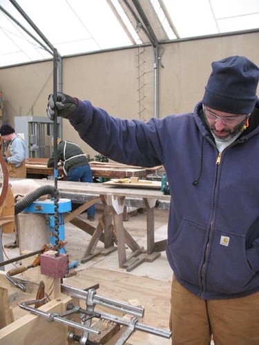 Crosby Catboat Construction at the Boat School - 01-23-2009 012