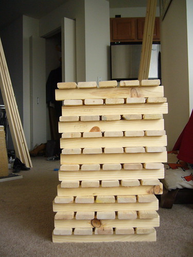 Stack of shelves