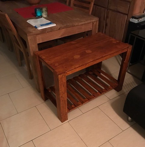 My First Pallet Coffee Table