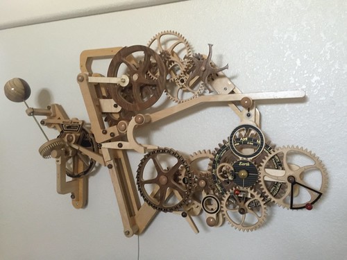 Celestial Mechanical Calendar and Orrery by Michael Hiatt 1