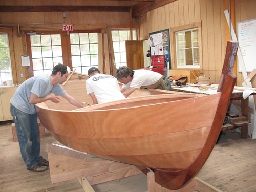 Port Hadlock WA - Northwest School of Wooden Boatbuilding - Contemporary class - Iain Oughtred-designed Caledonia Yawl